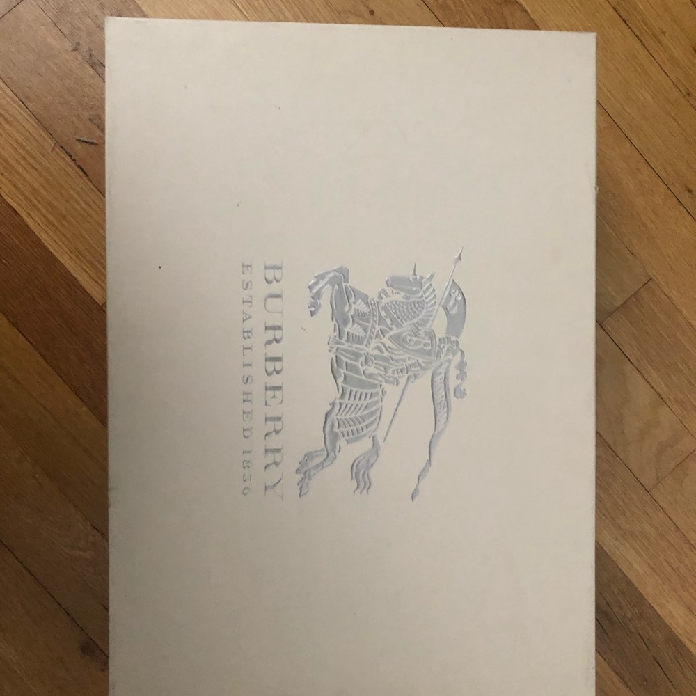 Burberry rain boots